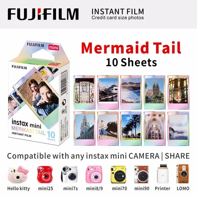 Fujifilm Instax Mini – Films Photo Instantanés (10 à 100 Feuilles + Éditions Spéciales)