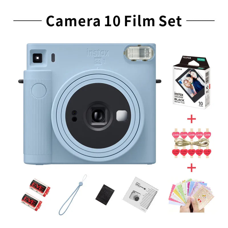 Fujifilm Instax SQ1 – Appareil Photo Instantané Format Carré (Couleurs & Packs Film)