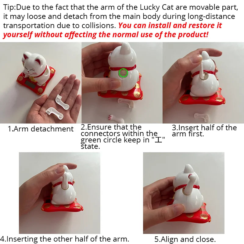 Chat Porte-Bonheur Solaire – Symbole de Chance & Prospérité