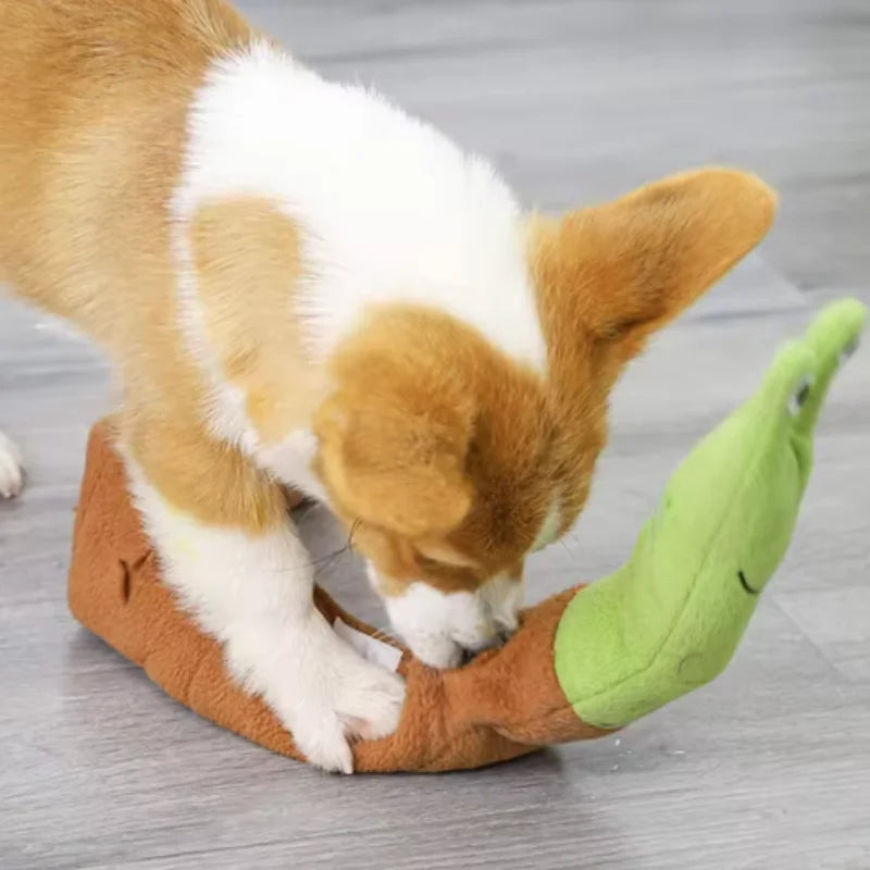 Tapis de fouille interactif pour chien et chat — anti-ennui, forme escargot